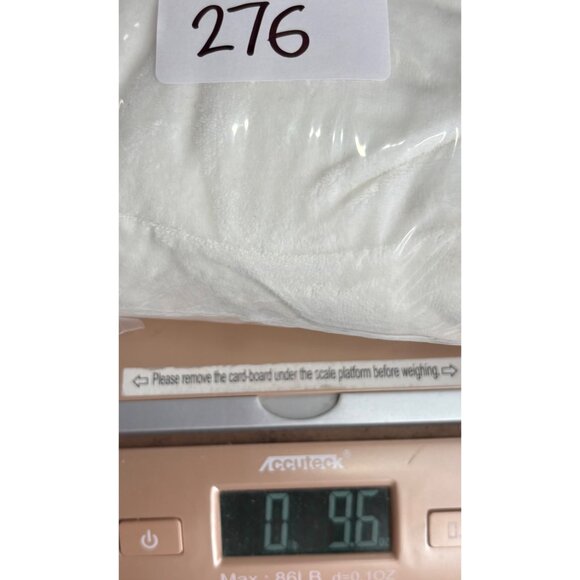 Aileen White Velour Turtleneck Long Sleeve Top Made In Usa Soft Large - Picture 5 of 5